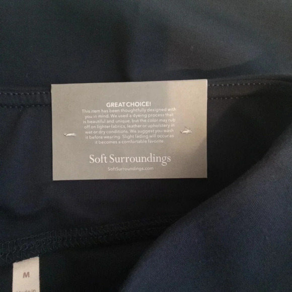 Soft surroundings the perfect Ponte straight leg pants full length size Medium w - Picture 5 of 8
